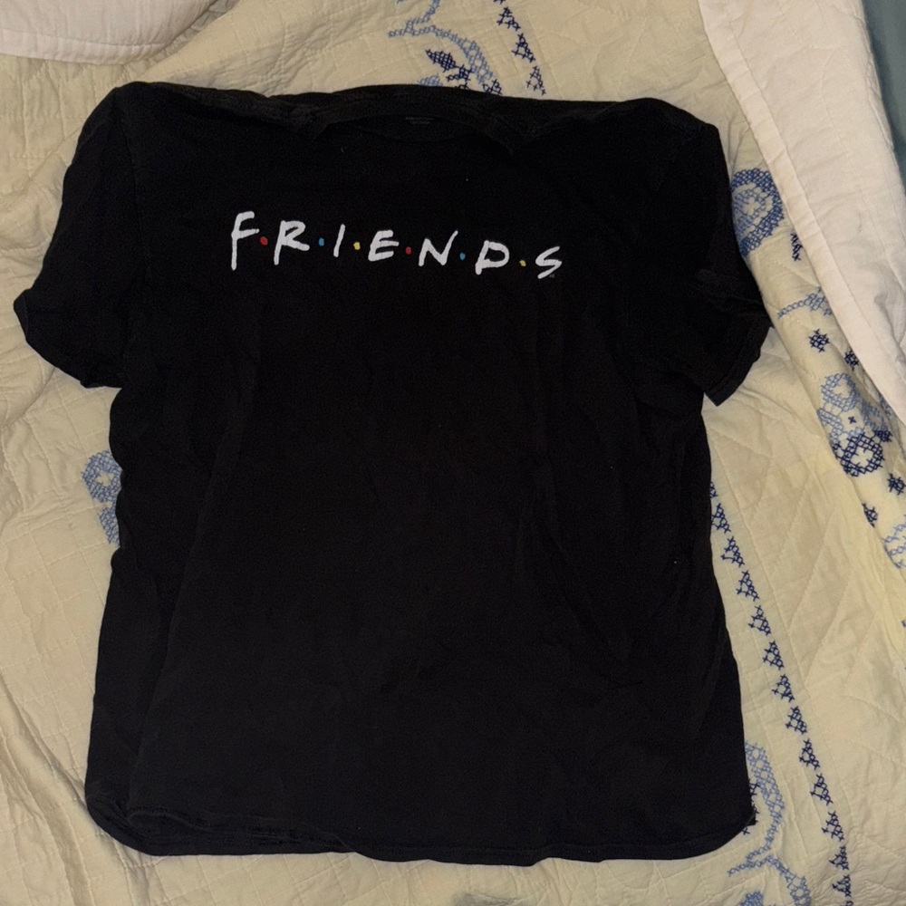 Black Friends Logo T-Shirt
